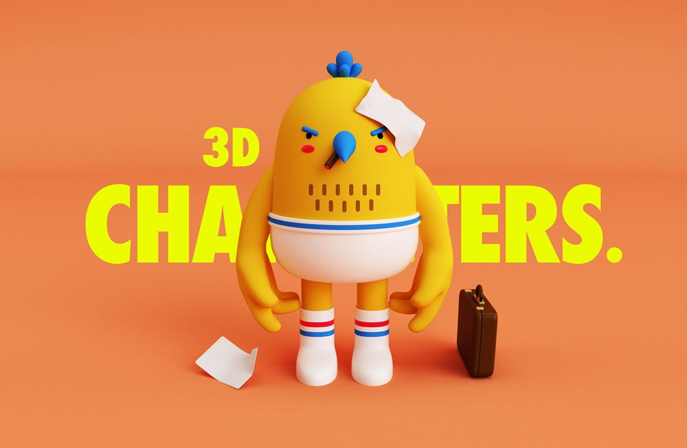 3d characters for 2022 graphics