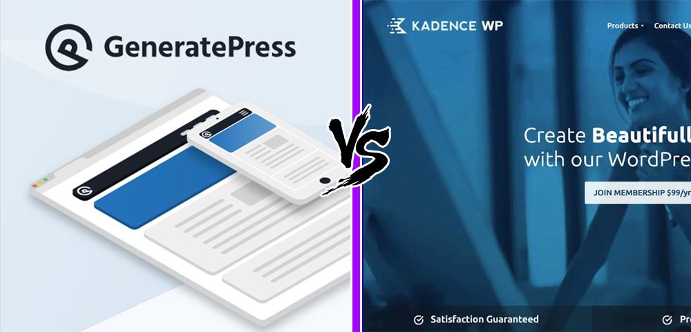Generatepress vs Kadence