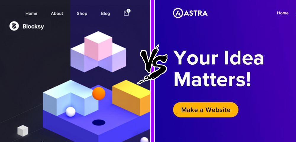 Blocksy vs Astra