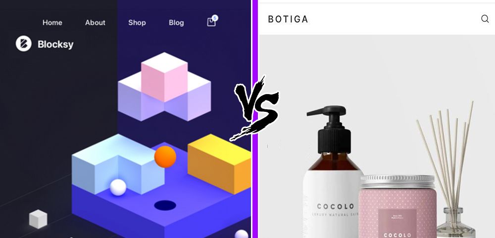 Blocksy vs Botiga