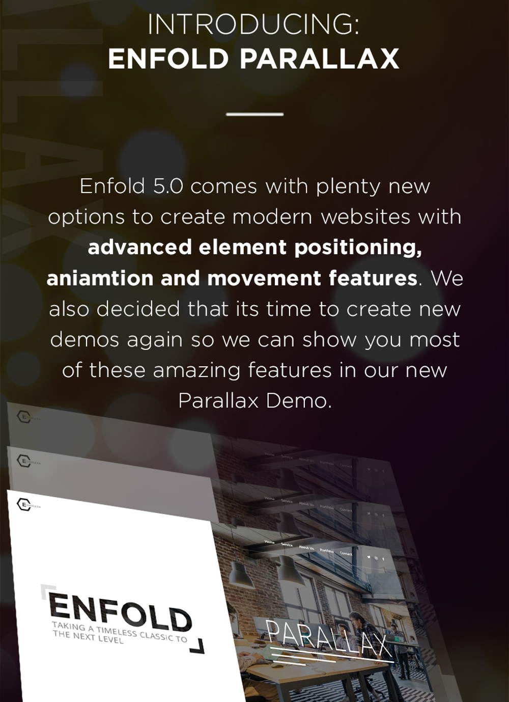 enfold theme review parallax