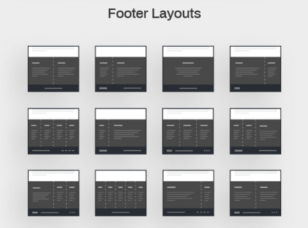phlox theme review footers