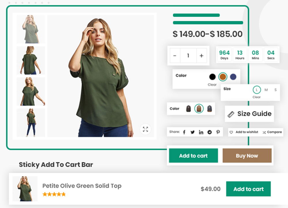 pressmart theme review woocommerce product options