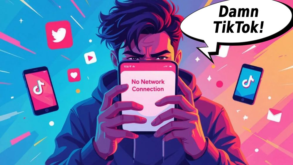 TikTok Shows No Network Connection