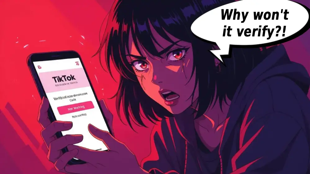 tiktok account verification failed error