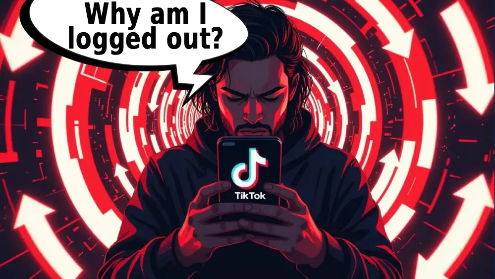 tiktok logging me out for no reason