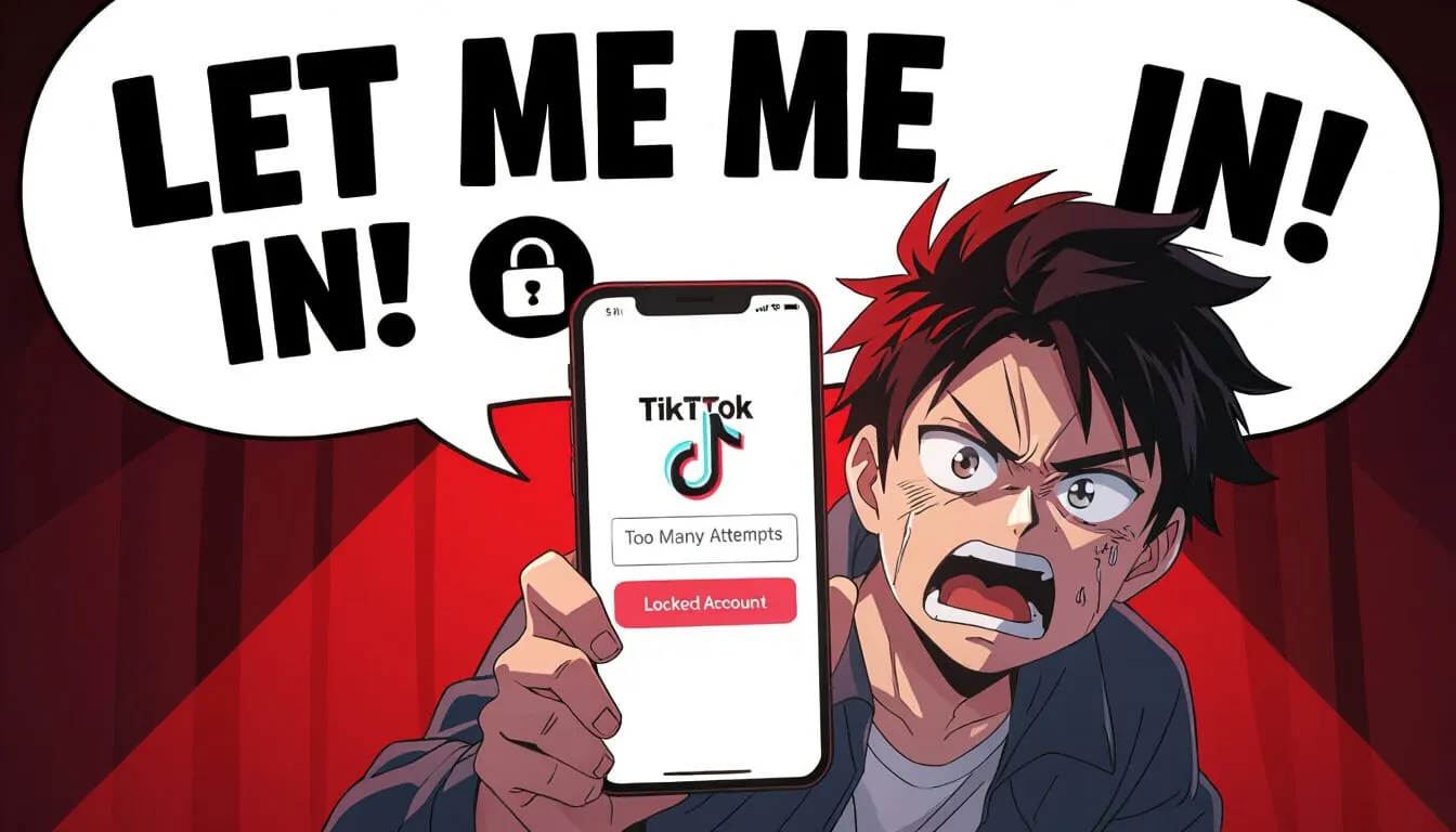 tiktok too many login attempts locked