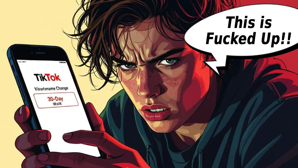 tiktok username change 30 day rule error