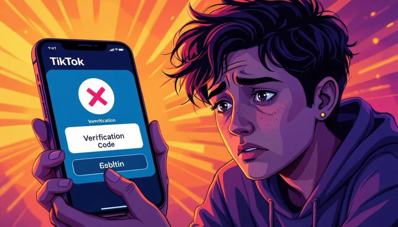 tiktok verification code not working
