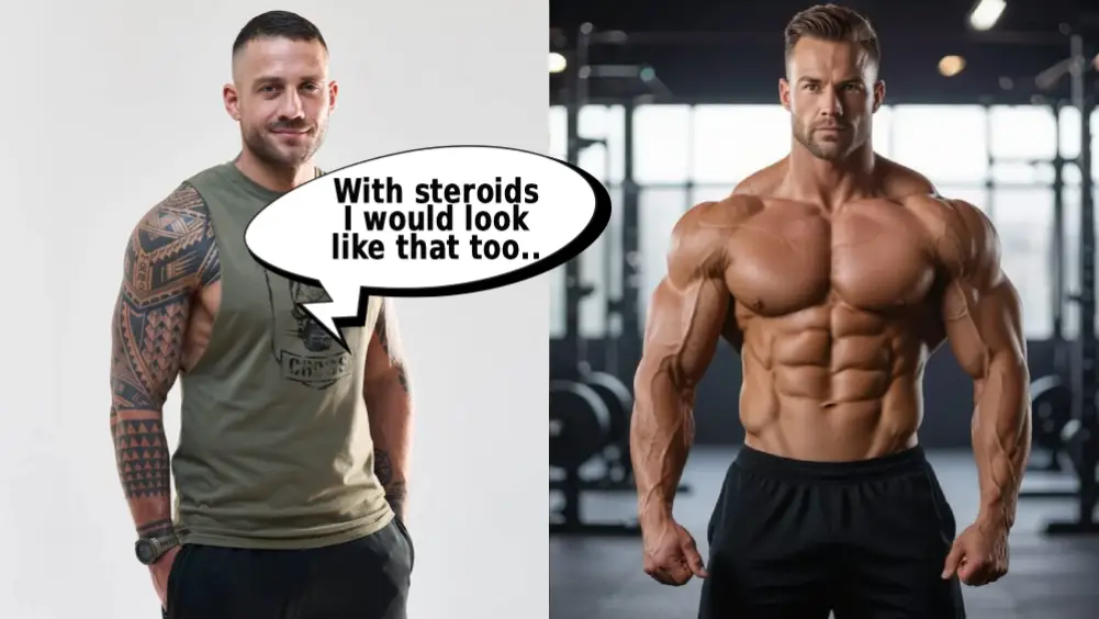 with steroids i would look like that too