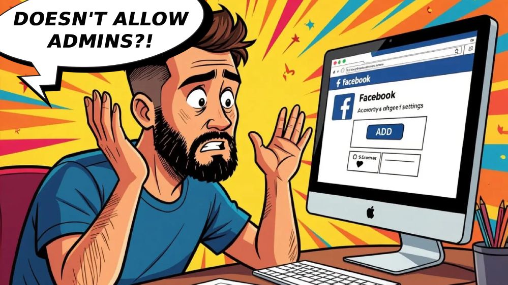 cant add admins or moderators to facebook page