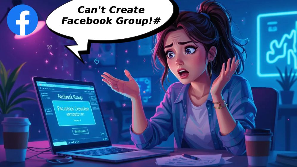 cant create facebook group invite members