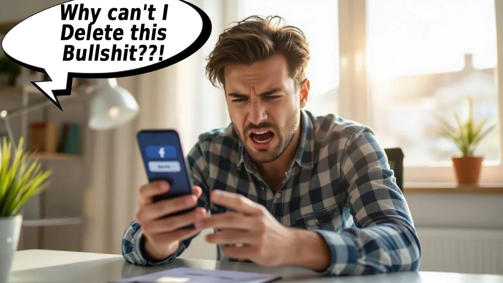 cant delete facebook posts photos