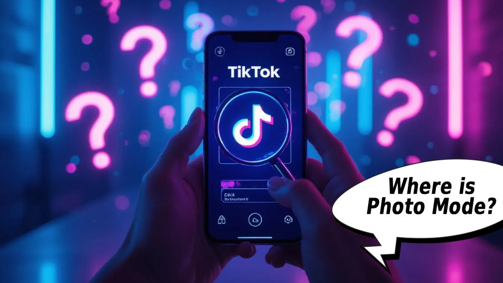 cant find tiktok photo mode where it moved