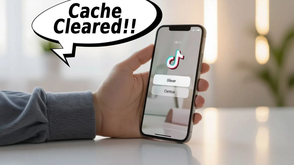 clear tiktok cache