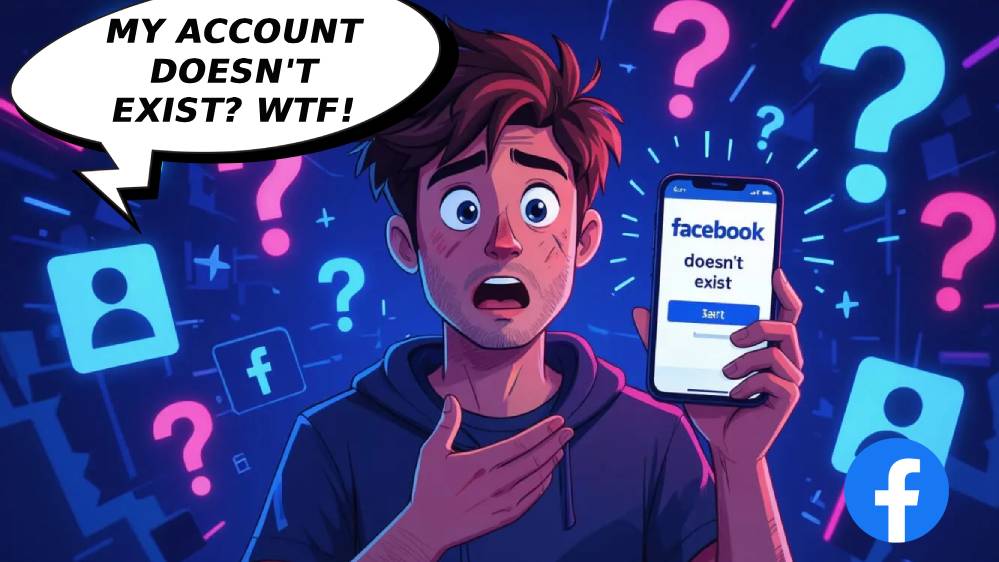 facebook account doesnt exist error message