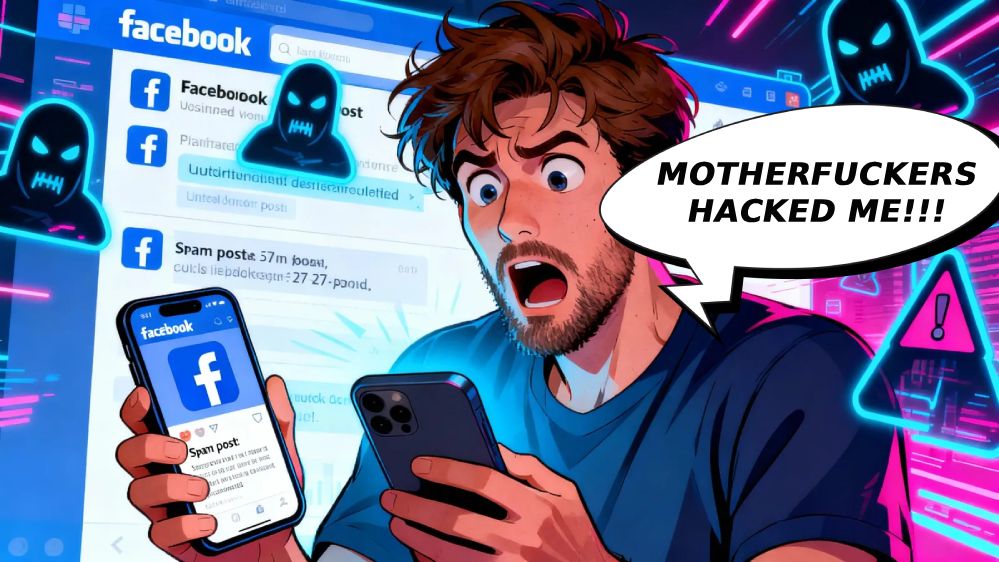 facebook account hacked unauthorized posts