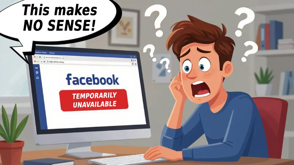 facebook account temporarily unavailable locked out