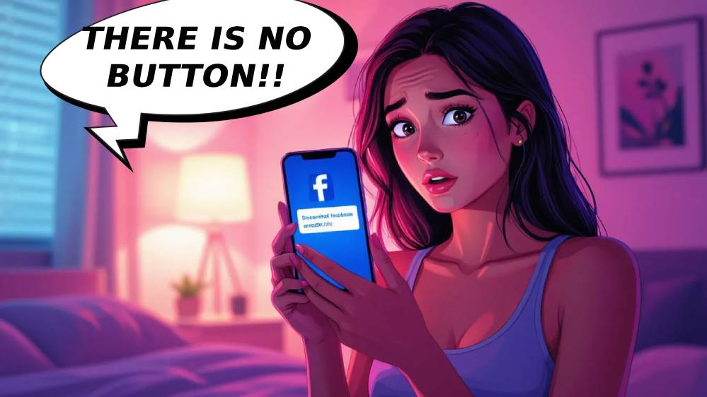 facebook appeal button missing error