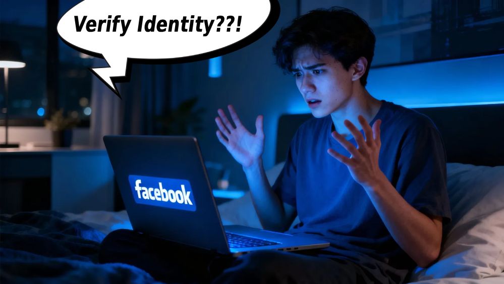 facebook asking verify identity randomly what triggered it