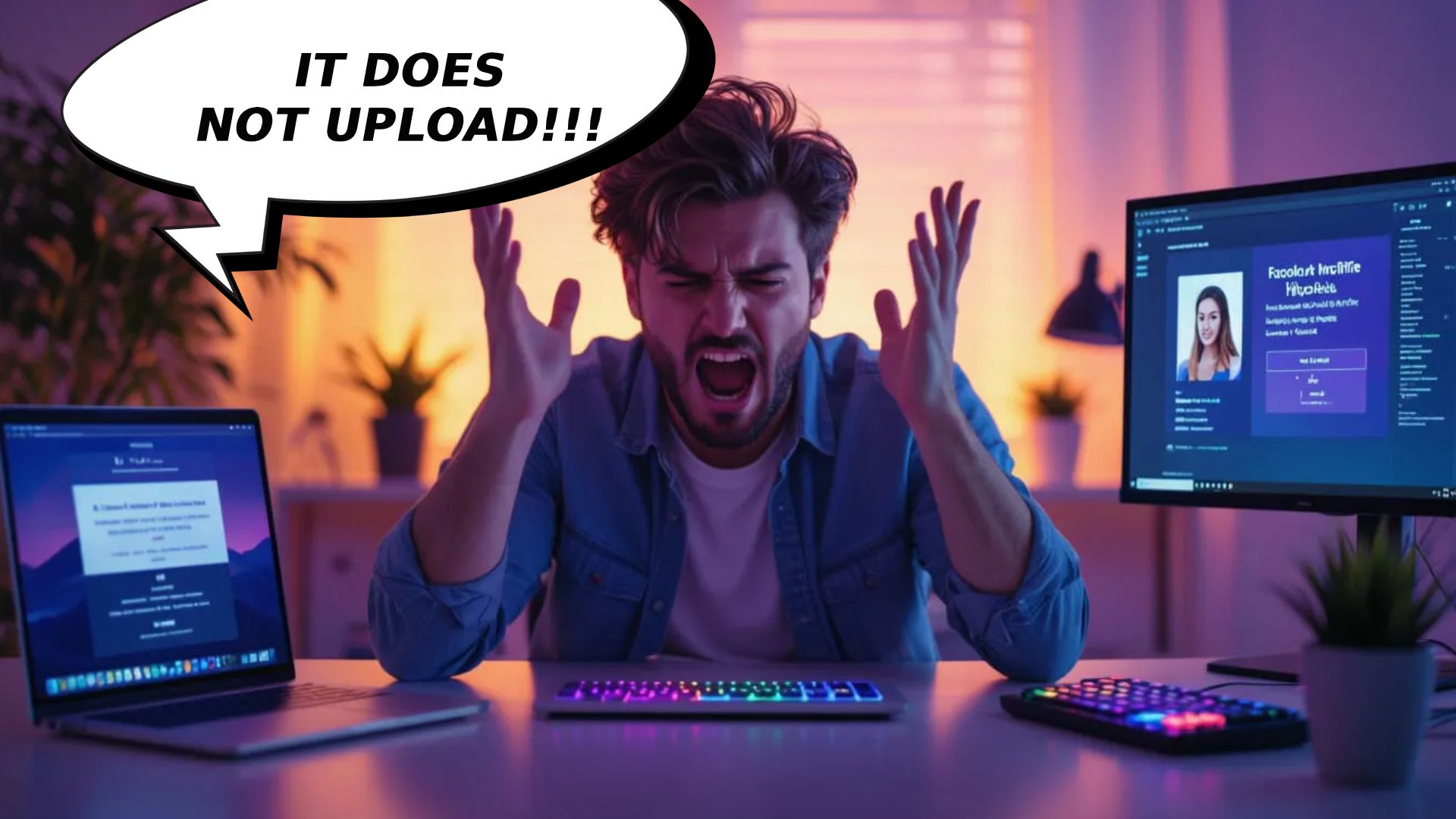 facebook cache corrupted profile picture fix