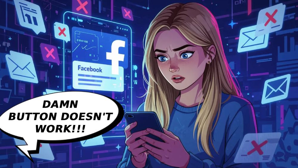 facebook data download stuck failing