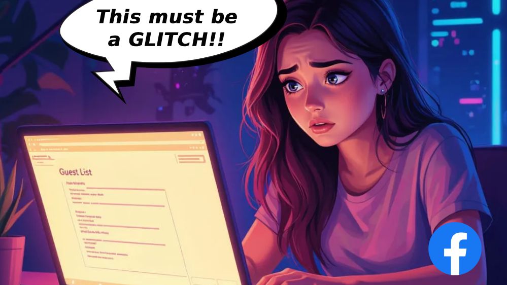 facebook event guest list not showing