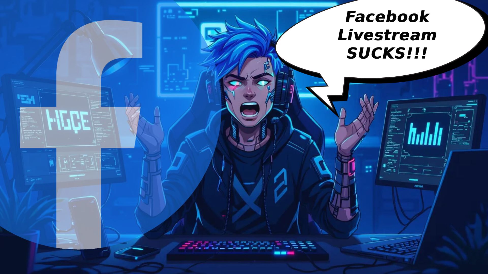 facebook live stream keeps disconnecting or buffering