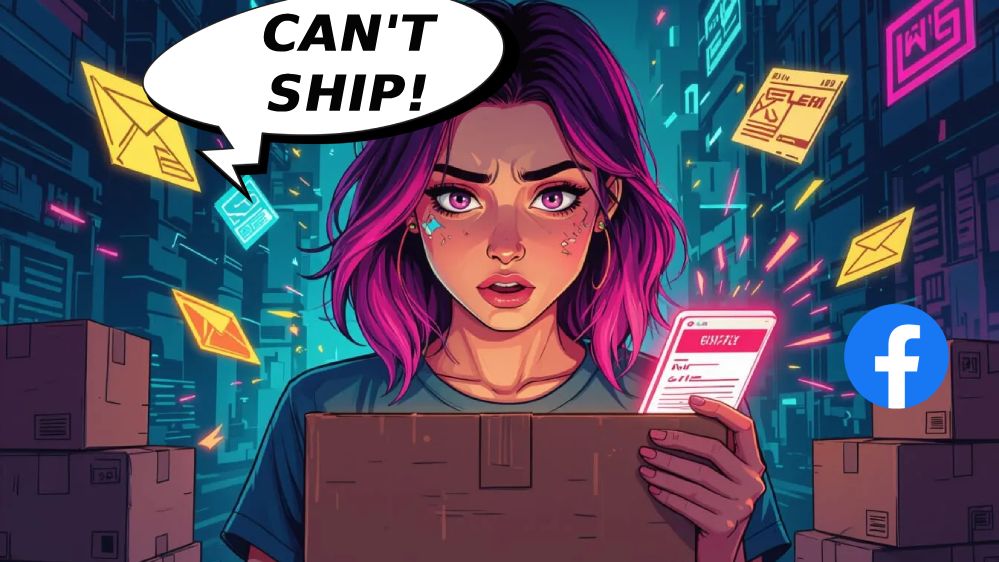 facebook marketplace cant ship items girl box