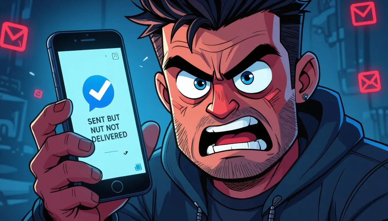 facebook messenger sent not delivered fix