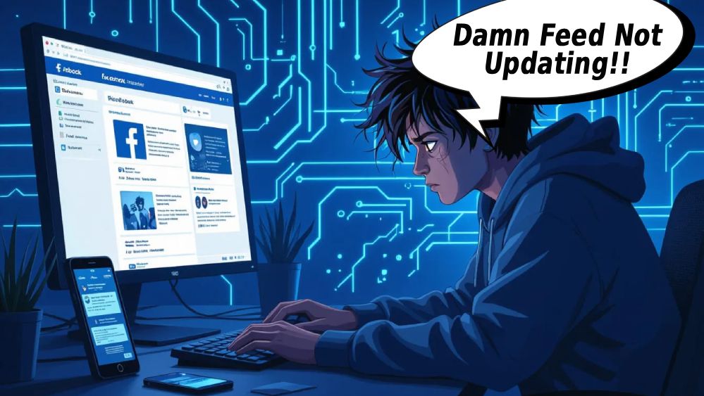 facebook news feed not updating showing old posts