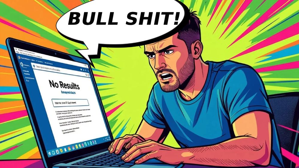 facebook page not showing up in search results