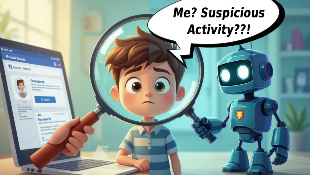 facebook suspicious activity account locked security