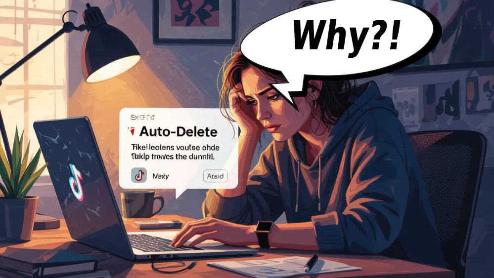 tiktok caption auto deleted removed