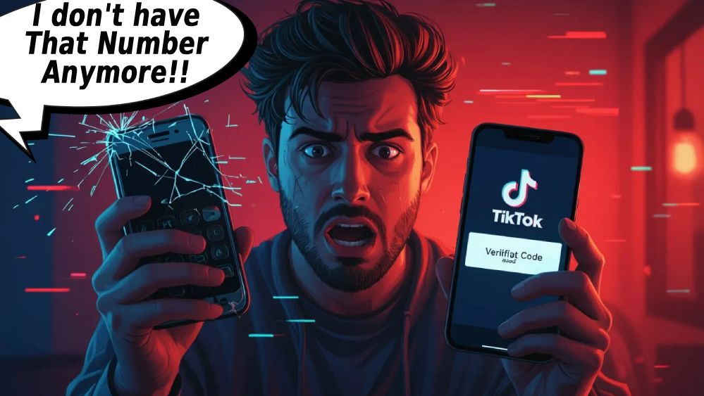 tiktok recover account without old phone number