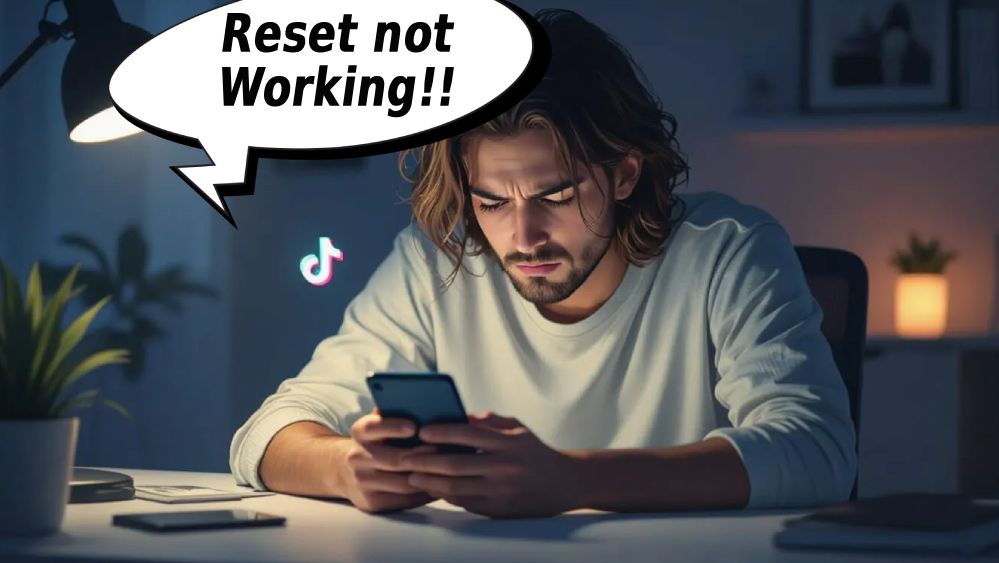 tiktok reset not working