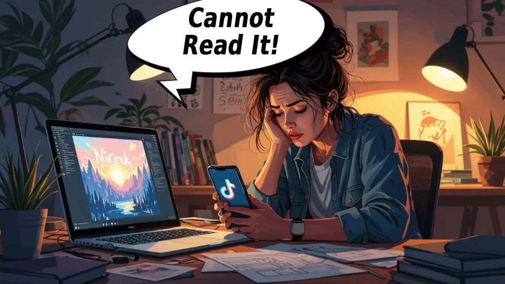 tiktok video flipped backwards fix