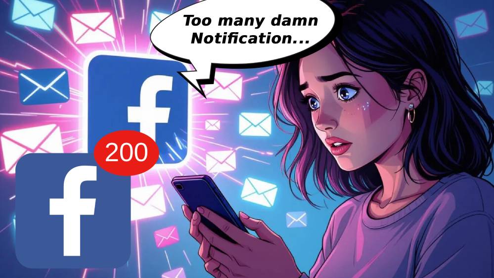 facebook sending too many email notifications