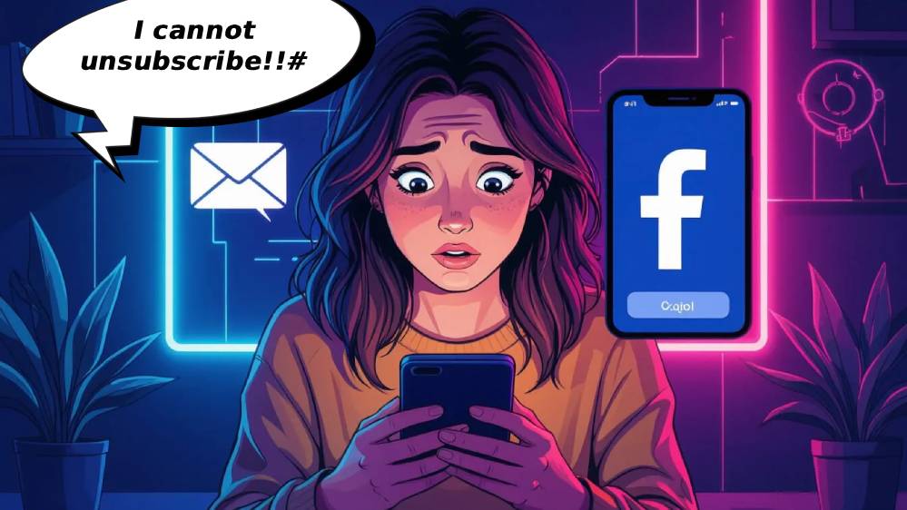 facebook unsubscribe link broken fix