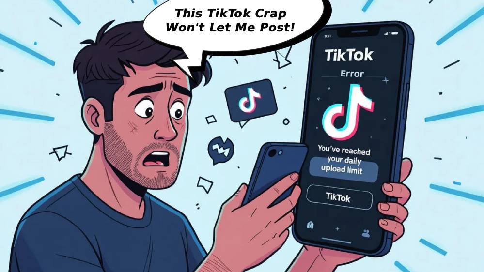 tiktok daily upload limit